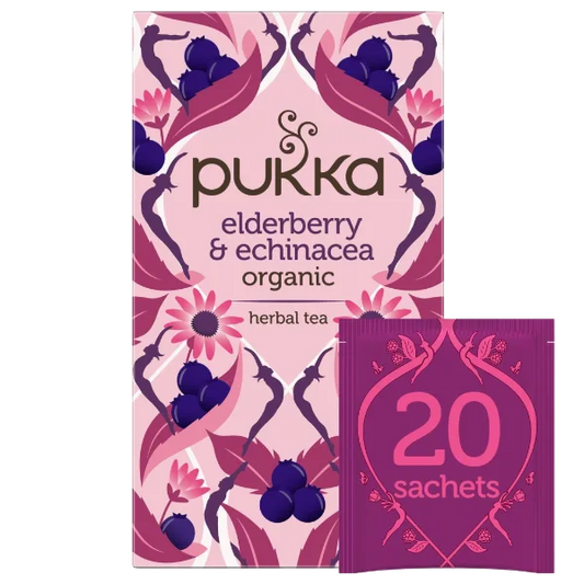 Pukka Elderberry & Echinacea Tea 20 Bags