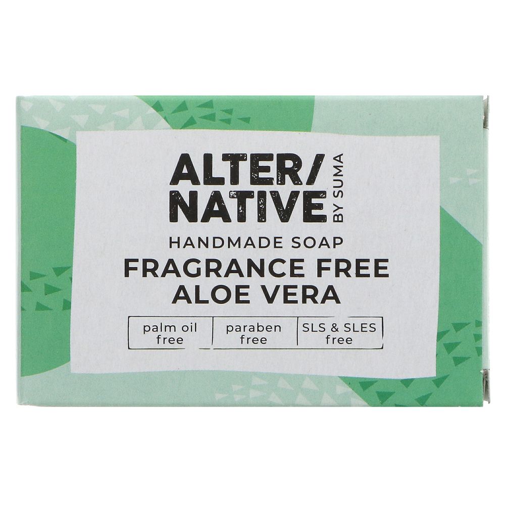 Alter/Native Fragrance Free Aloe Vera Boxed Soap 95g