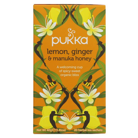Pukka Lemon Ginger & Manuka 20 Bags