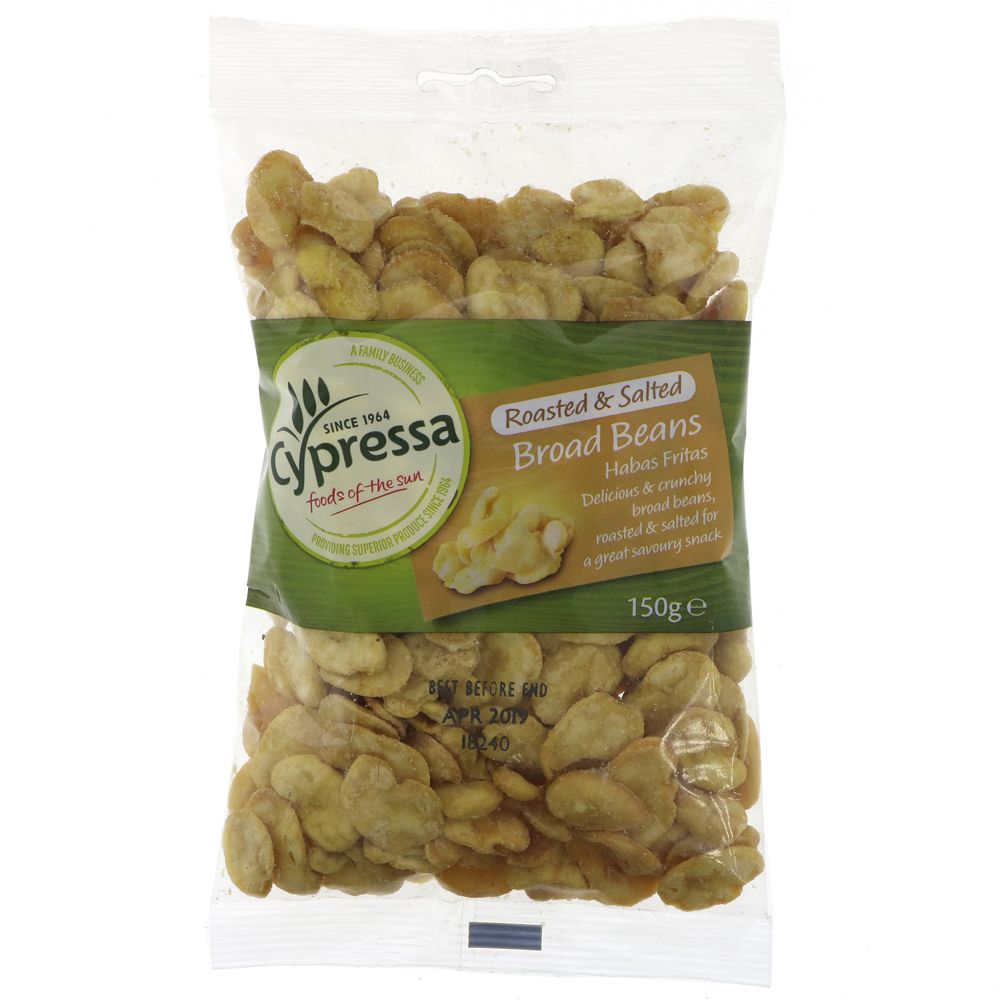 Cypressa Roasted & Salted Broad Beans 150g