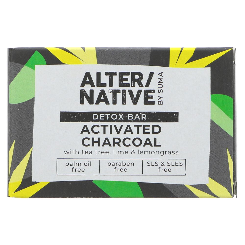 Alter/Native Decox Bar Activated Charcoal Boxed Soap
