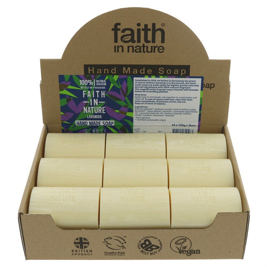 Faith Lavender Loose Soap Bar 100g