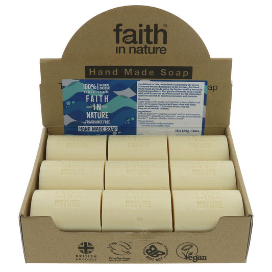 Faith Fragrance Free Loose Soap Bar 100g