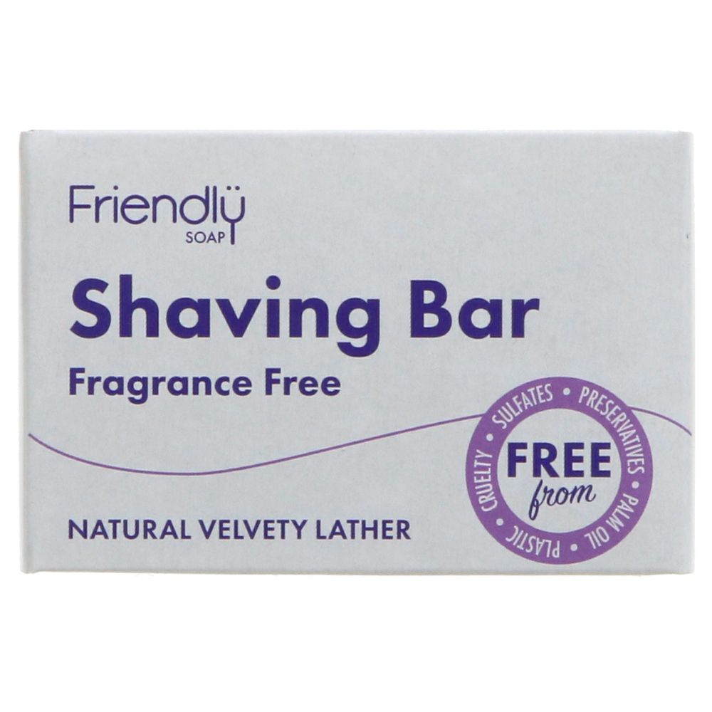 Friendly Shaving Bar Fragrance Free 95g