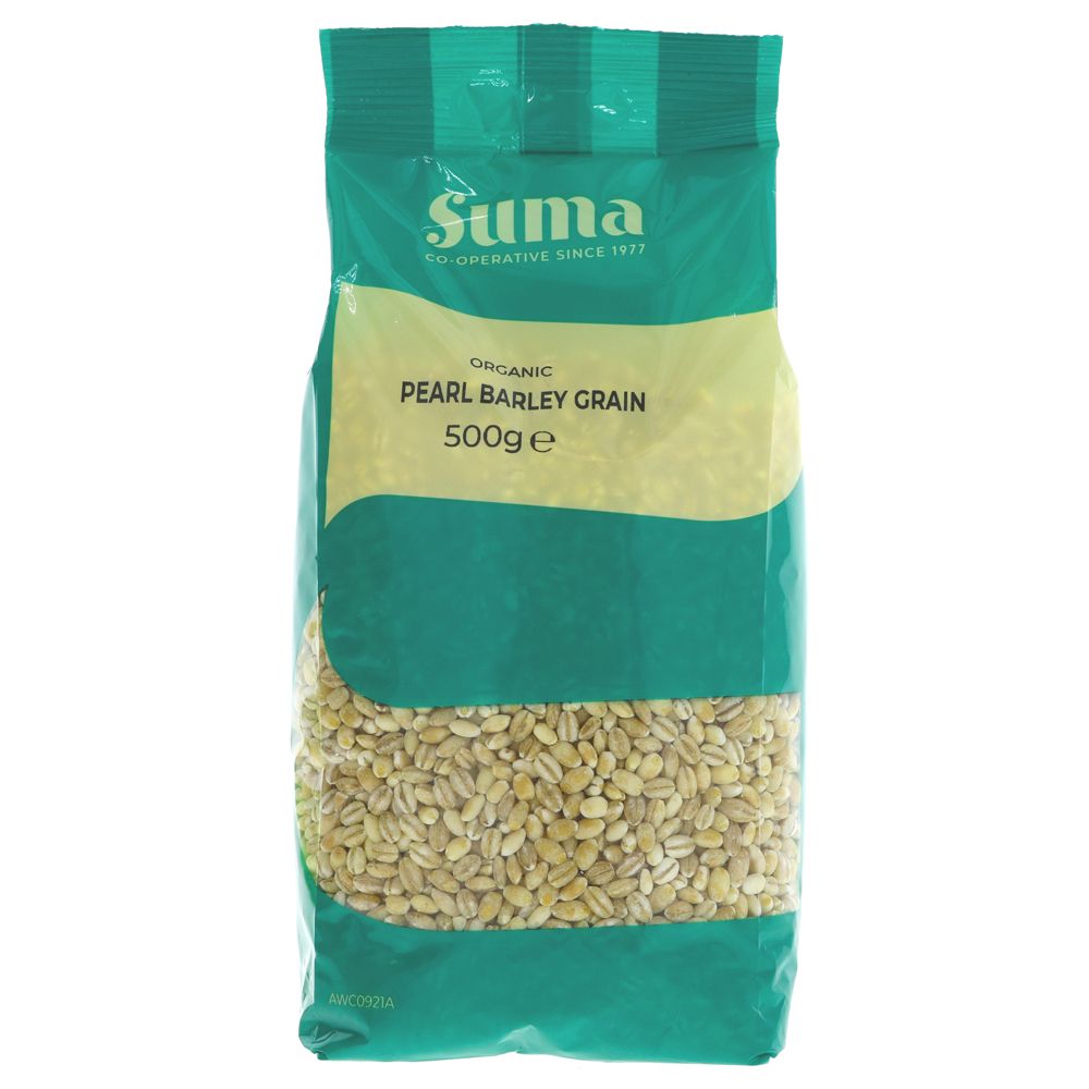 Suma Organic Pearl Barley Grain 500g