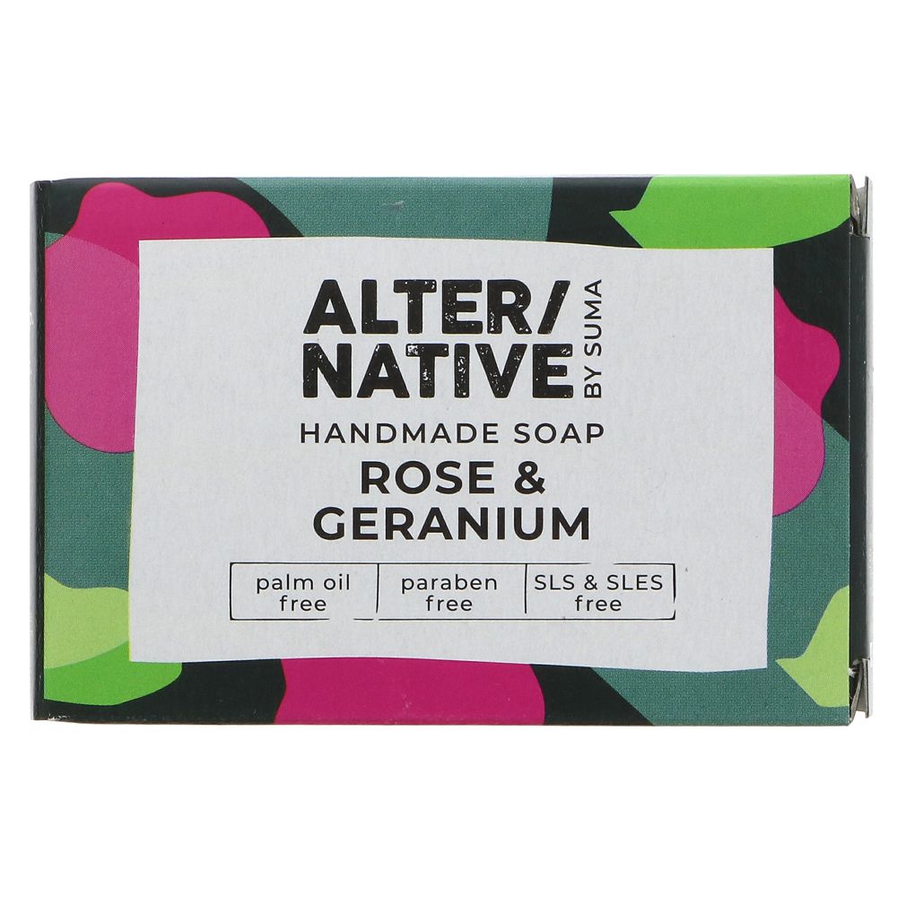 Alter/Native Rose & Geranium  Boxed Soap 95g